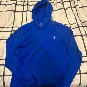 Polo by Ralph Lauren Men's Royal Blue Hoodie